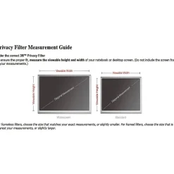 3M™ Framed Privacy Filter for 24