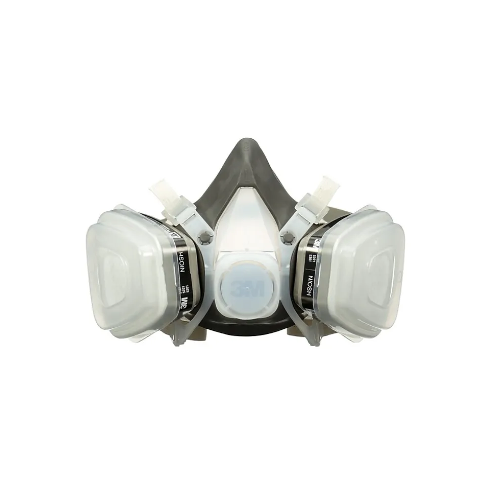3M™ Half Facepiece Disposable Respirator Assembly 53P71, Organic Vapor/P95 Respiratory Protection, Large