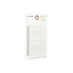 Noted by Post-it® Grey Hi and Bye Notes, 2.9