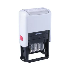 Offistamp Self-Inking Rectangle Date Stamp, RECEIVED, Black/Red Ink (034507) Clearance