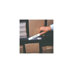 Unbranded Open Edge 1" x 3" Self Adhesive Label Holders, Clear (LH102)