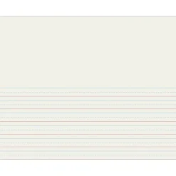 Pacon Storybook Paper for D'Nealian Programs 8-1/2" x 11", 1/2" Long Way Ruled, White, 500 Sheets/Pack (PAC2693)