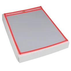 Partners Brand Job Ticket Holder, 9" x 12", Neon Orange, 15/Pack (JTH115OR) Clearance