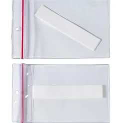 Partners Brand Superscan 5" x 8" Press-On Reclosable Vinyl Envelope, 25/Carton