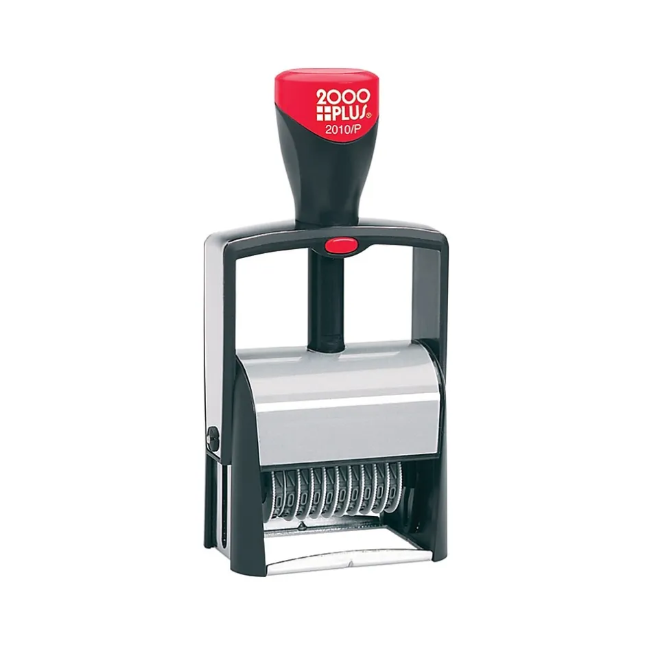 2000 Plus Classic Line 2010/P Numbering Stamp, "10-Band", Black Ink (011236) Clearance