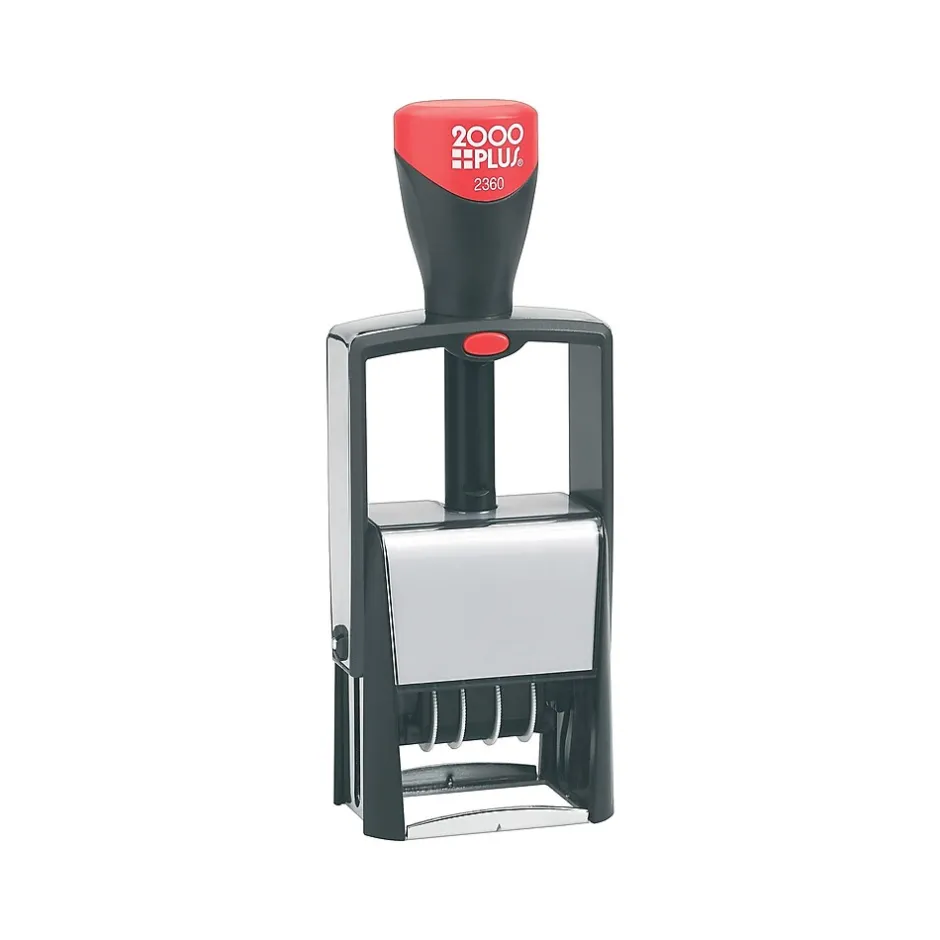 2000 Plus 2360 Dater, ENTERED, PAID, FAXED, RECEIVED, Blue and Red Ink (011035) Discount