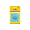 Post-it Full Adhesive Notes, 3" x 3", Energy Boost Collection, 30 Sheet/Pad, 4 Pads/Pack (F3304SSAU)
