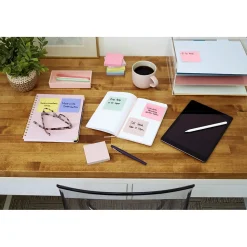 Post-it Greener Recycled Pop-up Notes, 3" x 3", Sweet Sprinkles Collection, 100 Sheet/Pad, 6 Pads/Pack (R330RP-6AP)