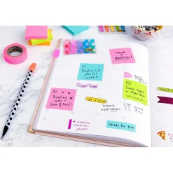 Post-it Notes, Assorted Collection, 1 7/8" x 1 7/8", 400 Sheet/Pad, 3 Pads/Pack (20513PK)