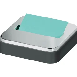 Post-it® Pop-up Notes Dispenser for 3" x 3" notes, Black with Steel Top (STL-330-B)