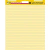 Post-it® Super Sticky Easel Pad, 25" x 30", Yellow with Lines, 30 Sheets/Pad (561)