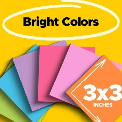 Post-it Super Sticky Notes, Bus Cabinet Pack, Assorted Bright Colors, 24 Pads/Pack, 70 Sheets/Pad (654-24SSBUS)