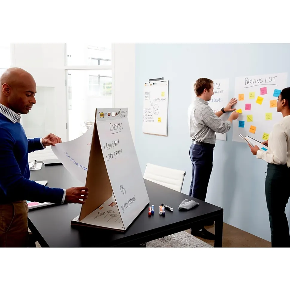 Post-it Super Sticky Tabletop Easel Pad, 20" x 23", 20 Sheets/Pad (563DE)