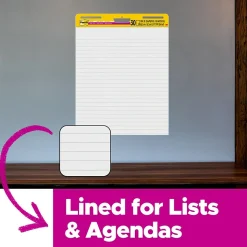 Post-it Super Sticky Wall Easel Pad, 25
