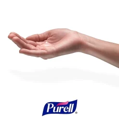 PURELL MESSENGER ES6 Automatic Floor Stand Hand Sanitizer Dispenser, Silver/Graphite (7316-DS-SLV)