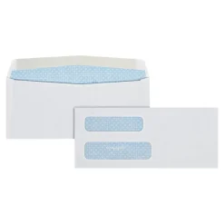 Quality Park Products® 3 5/8" x 8 5/8" White 24 lbs. Security Tinted Check Envelopes, 1000/Pack