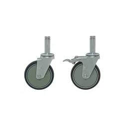 Quantum Storage 5" x 1-1/4" Swivel Stem Casters, Set of 4 (WR-00H)