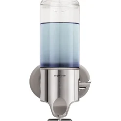 simplehuman Wall Mounted Soap Dispenser, Silver (BT1034)