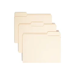 Smead File Folder, 1/3-Cut Tab, Letter Size, Manila, 100/Bx (10338) Outlet