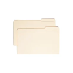 Smead ® File Folder, Reinforced 1/3-Cut Tab Right Position, Legal Size, Manila, 100/Box (15337) Best