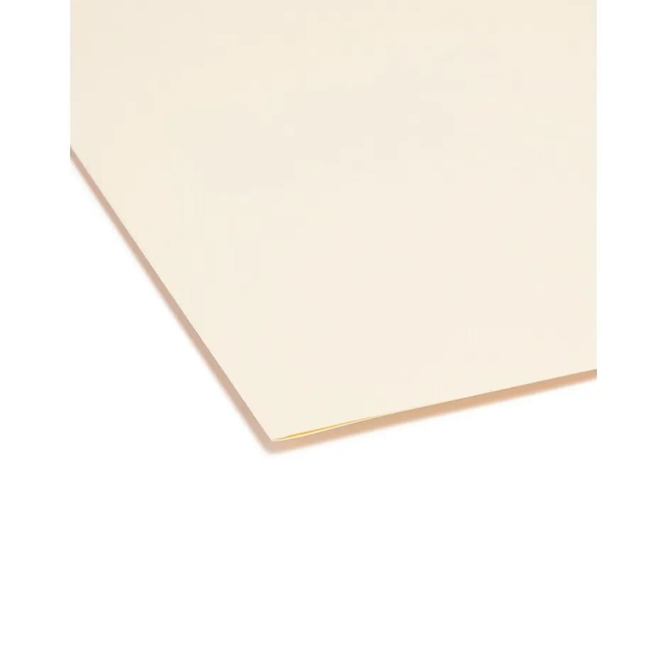 Smead ® File Folder, Reinforced 1/3-Cut Tab Right Position, Legal Size, Manila, 100/Box (15337) Best