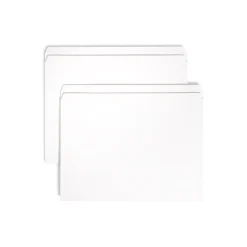 Smead File Folders, 1-Tab, Letter Size, White, 100/Box (12810) Online
