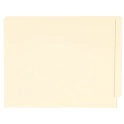 Smead Standard Reinforced File Folders, Straight Cut, Letter Size, Manila, 100/Bx (24113) Sale