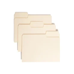 Smead SuperTab File Folder, 1/3-Cut Tab, Letter, Manila, 24/Pack (11920) Online