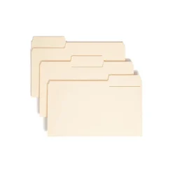 Smead SuperTab File Folder, Oversized 1/3-Cut Tab, Legal Size, , 100/Box (15301) Manila Sale