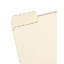 Smead SuperTab File Folder, 3 Tab, Letter Size, Manila, 24/Pack (10380) Outlet