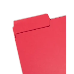 Smead SuperTab Heavy Duty File Folders, 1/3 Cut, Legal Size, Assorted Colors, 50/Box (15410)