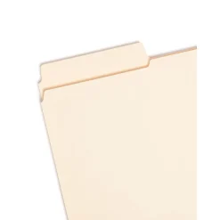 Smead SuperTab Reinforced File Folder, 3 Tab, Legal Size, Manila, 100/Box (15395) Sale