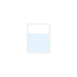 Solid Color Laser Statements, Style D, without Credit Card Information, Blue