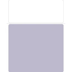 Solid Color Laser Statements, Style D, without Credit Card Information, Purple