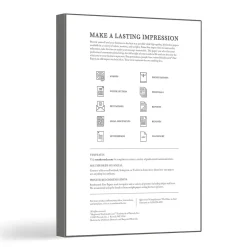 Southworth Linen Resume 8.5" x 11" Multipurpose Paper, 32 Lbs., 100 Brightness (RD18ACFLN)