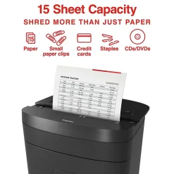 Staples 15-Sheet Cross-Cut Multi-Media Shredder (ST62154)