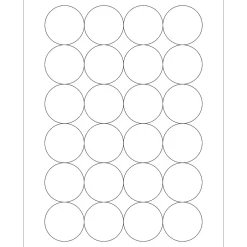 Tape Logic ® Circle Laser Labels, 1 2/3", White, 2400/Case (LL149) Discount