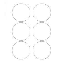 Tape Logic ® Circle Laser Labels, 3", White, 600/Case (LL150) Best