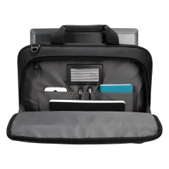 Targus CityLite Laptop Briefcase, Black Polyester (TBT053US)