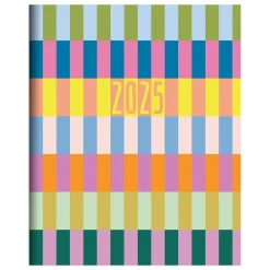 TF Publishing 2025 6.5" x 8" Monthly Planner, Paperboard Cover, Color Stacks (25-4204) Hot
