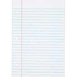 TOPS College Ruled Filler Paper, 5.5" x 8.5", 3-Hole Punched, 100 Sheets/Pack (62304) Online