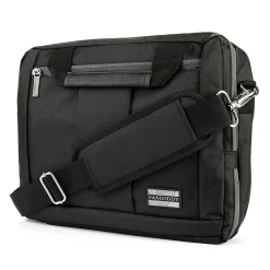 Vangoddy 15.6" Nylon Water Resistant Laptop Bag, Black (0609465467108) Discount