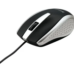 Verbatim 99741 Corded Notebook Optical Wireless Laser Mouse, Silver