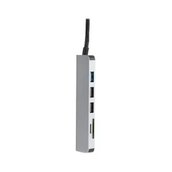 Vivitar Creator Series 6-Port USB-C Hub, Silver (VIVRW7320-NOC-STK-16)