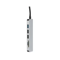 Vivitar Creator Series 6-Port USB-C Hub, Silver (VIVRW7320-NOC-STK-16)
