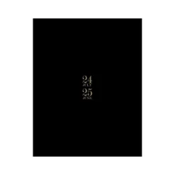 Willow Creek 2024-2025 Basic Black 7.5" x 9.5" Academic Monthly Planner, Paper Cover, Black/Brown (47484) Sale