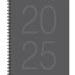 Willow Creek 2025 Charcoal Gray 8.5" x 11" Weekly & Monthly Planner Cover (48900) Clearance