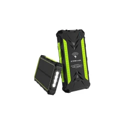4XEM USB Wireless Charger for Most Smartphones, 20000mAh, Green (4XSOLARPWRGN)