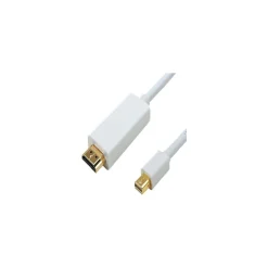 4XEM 4XMDPHDMI15 15' Mini DisplayPort Male to HDMI Cable, Black