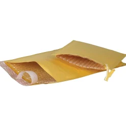 10-3/8" x 14-3/4" Self-Seal Bubble Mailers, Easy-Open Tear-Tab, Kraft, #5, 100/Case